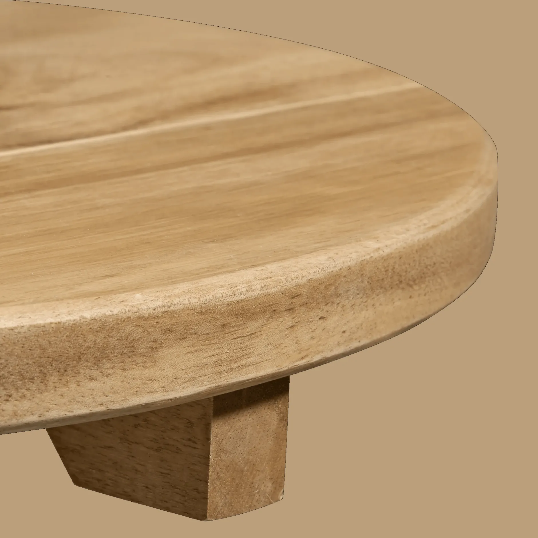 Clearance Wood Tray with Stand Dinnerware