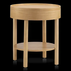 Online Wooden Round Side Table with Lift Top Side Tables|Coffee Tables & Side Tables