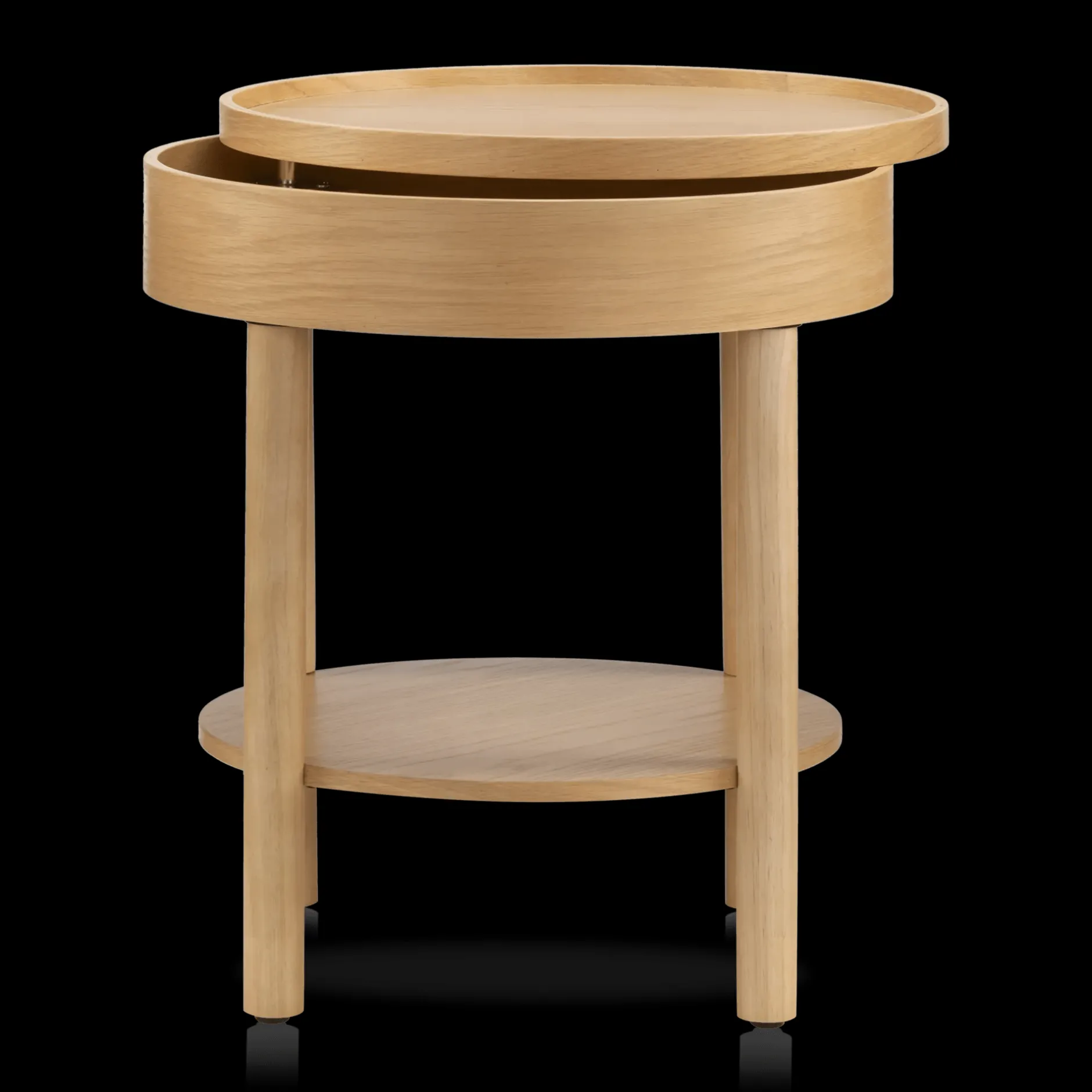 Online Wooden Round Side Table with Lift Top Side Tables|Coffee Tables & Side Tables