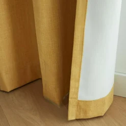 Outlet Yellow Chita Blackout Curtain Sheer Curtains & Window Sheer Panels|Blackout Window Curtains